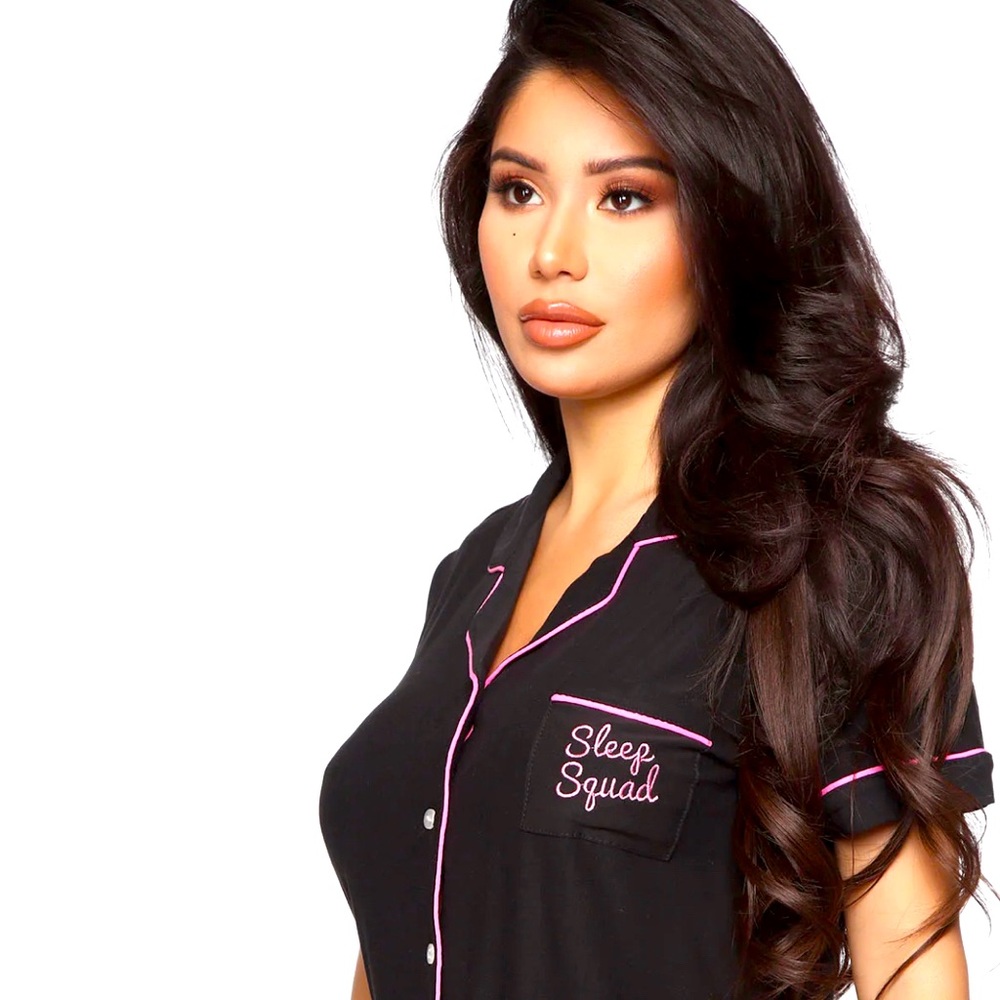 Fashion Nova Sleep Squad Pajama Set